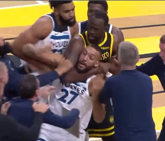Draymond could have seriously hurt Gobert. I'm thinking 25 games. 
 #MINvsGSW