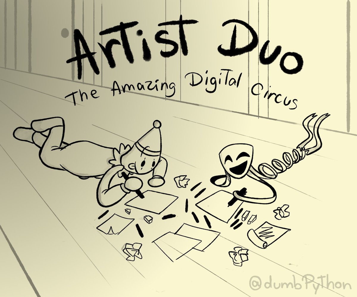 Artist Duo🎭🤡 (1/2) #TheAmazingDigitalCircus #DigitalCircus #TADC