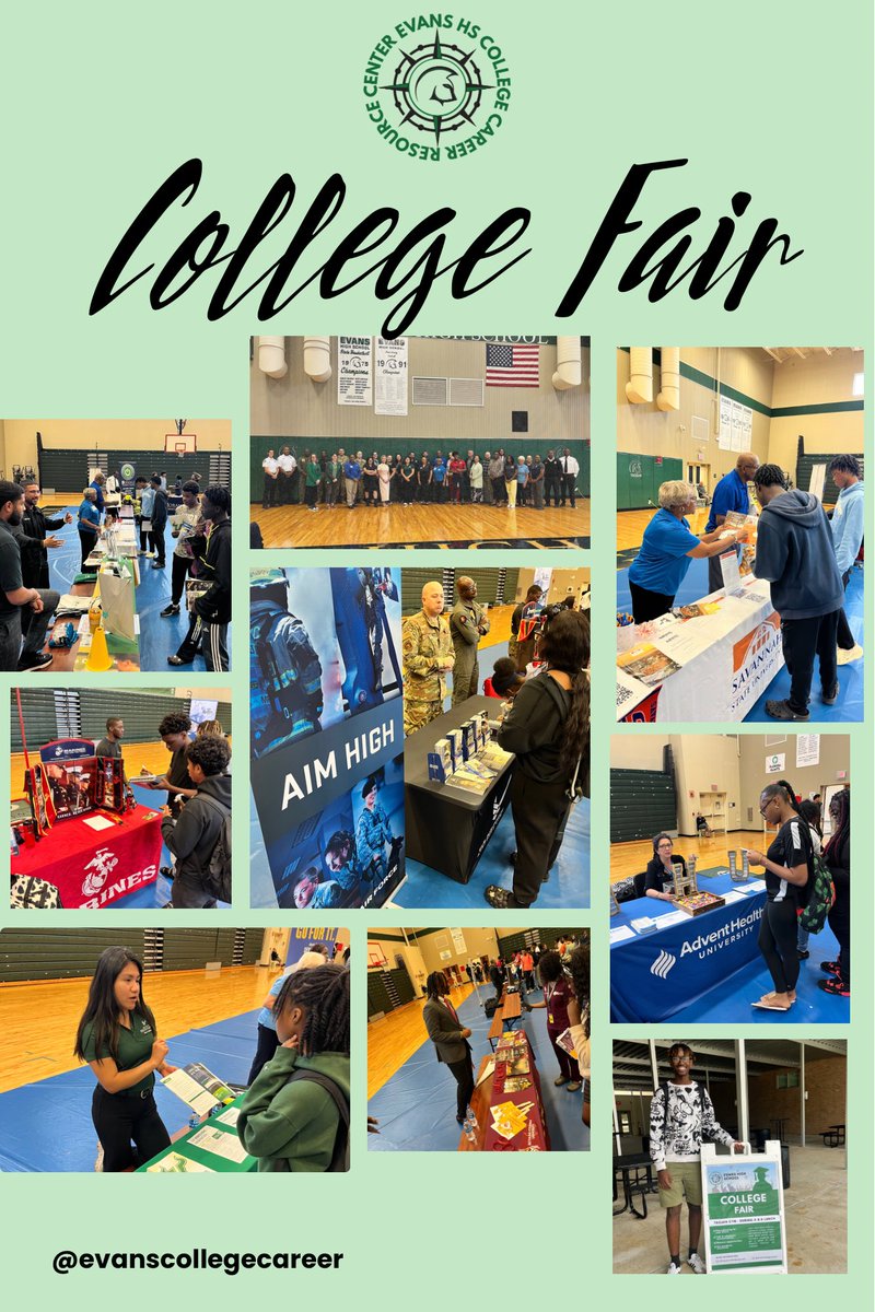 EScheid_OCPS's tweet image. Students met w/experts from  colleges, tech schools &amp;amp; the military at today’s College Fair. They talked with admission representatives, while learning more about specific programs, the application process, and scholarship opportunities. #preparingforfuture @hsdocps @EvansHS_OCPS