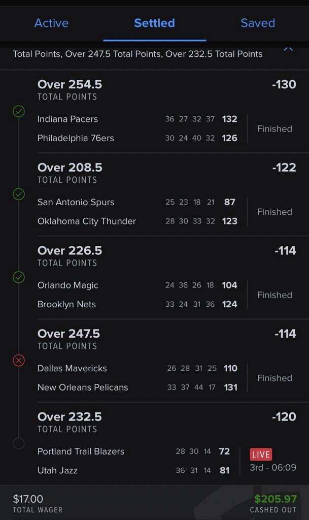 Glad I cashed out 😭✅ #nba #parlay #fanduel <a href="/FDSportsbook/">FanDuel Sportsbook</a>