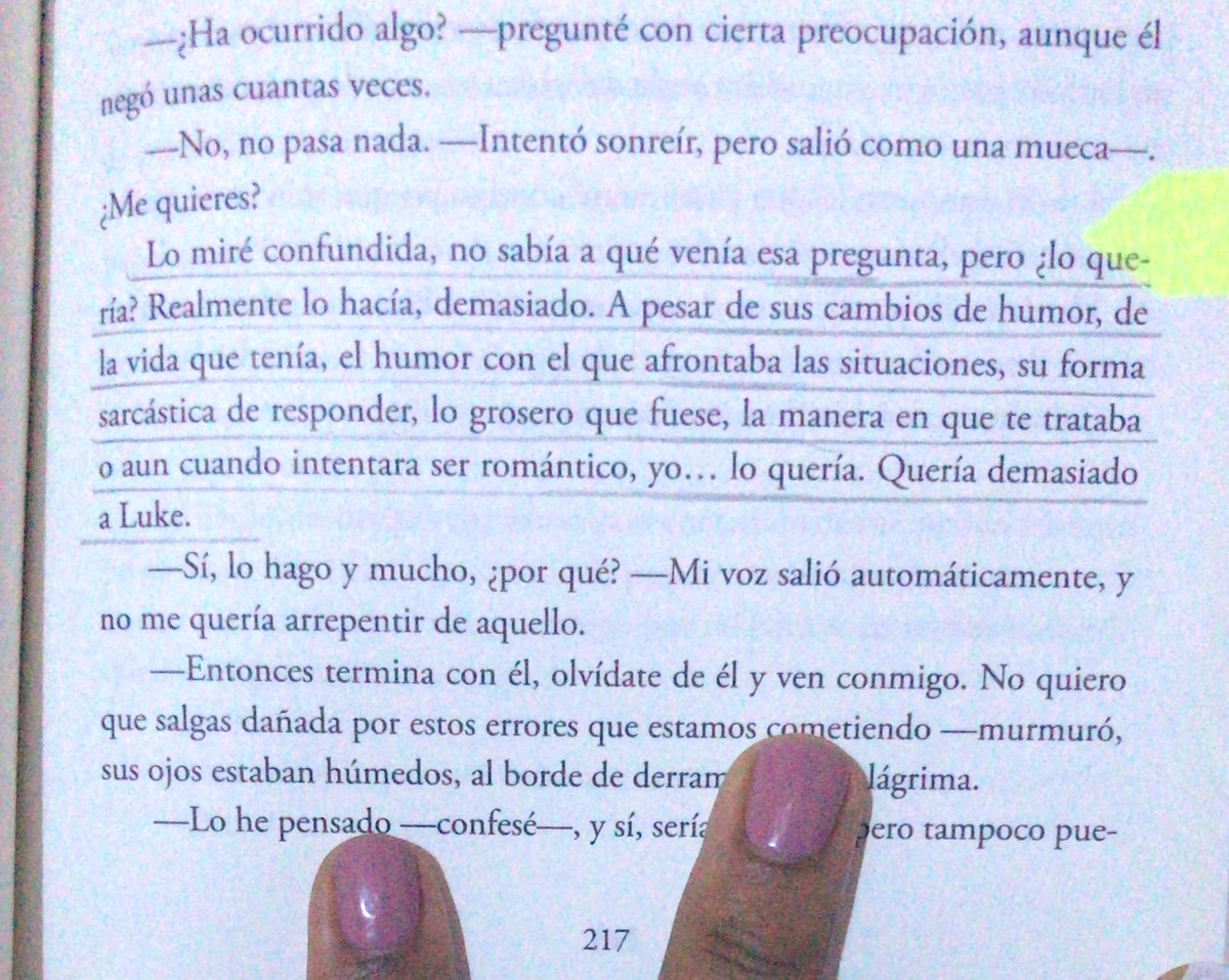 Luke 😭
Es un sube y baja de emociones 📚

📚: Boulevard 
✍🏽: Flor M. Salvador

#Libros #amoleer #amorporloslibros #Vida #Books