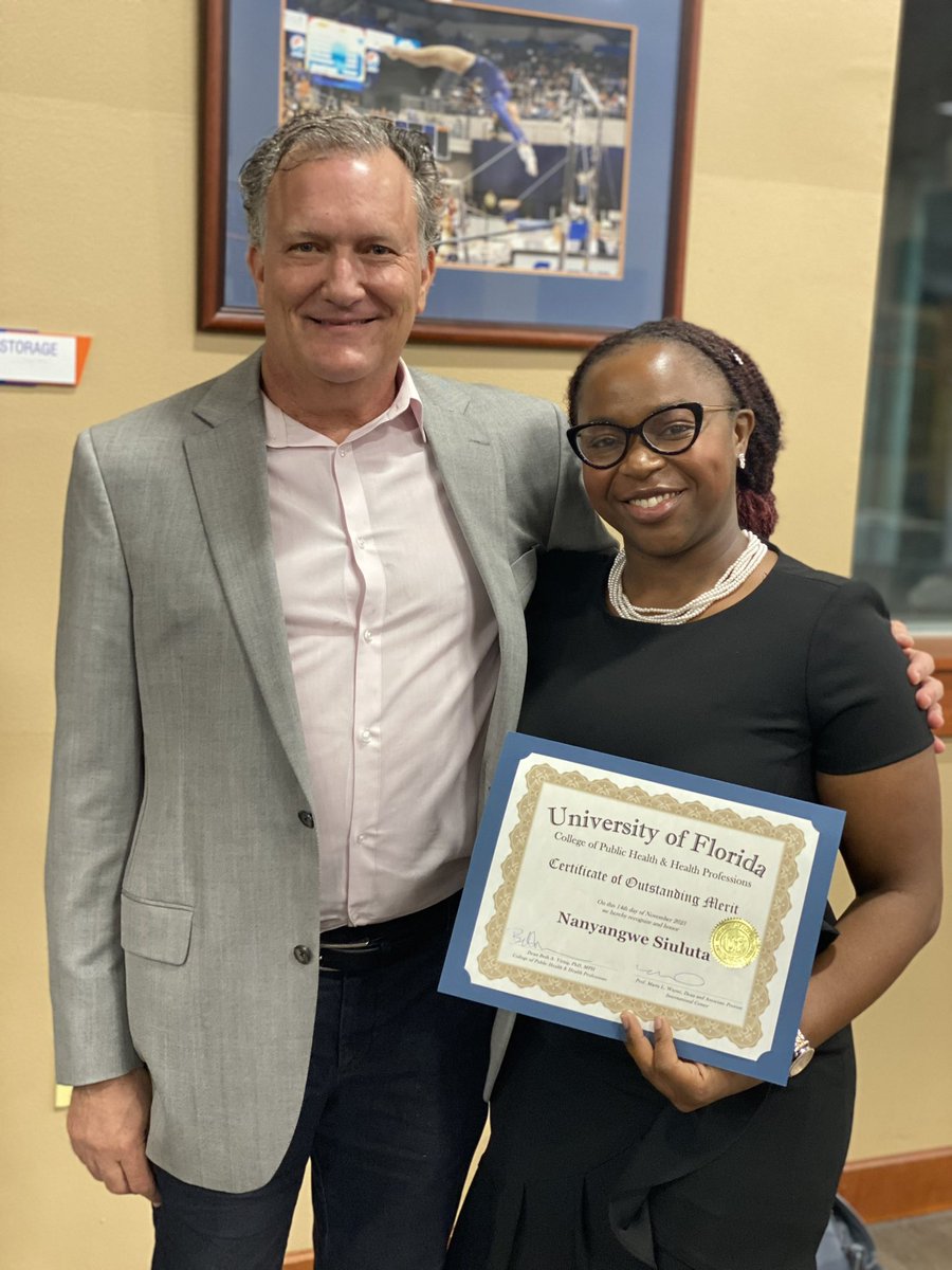 How bout our SHARC PhD student Nanyangwe Siuluta for a well deserved outstanding international student! Nanyangwe is from Zambia and is leading our local community engagement activity in north Floria. You go girl!