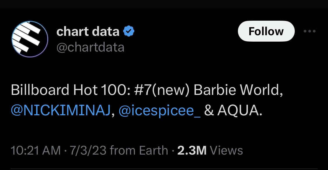 PinkFriday97971's tweet photo. @Sexyslutty21 @TheMrChadTurner @bimbahriii Lol like I said no it’s not @Sexyslutty21 you’re talking about a Grammy nominated record that peaked higher Lmfaoo cobra didn’t even surpass last time I saw you dumb ass bch🤡🤭🫵🏽😂 @TheMrChadTurner https://t.co/feu58PAcY0