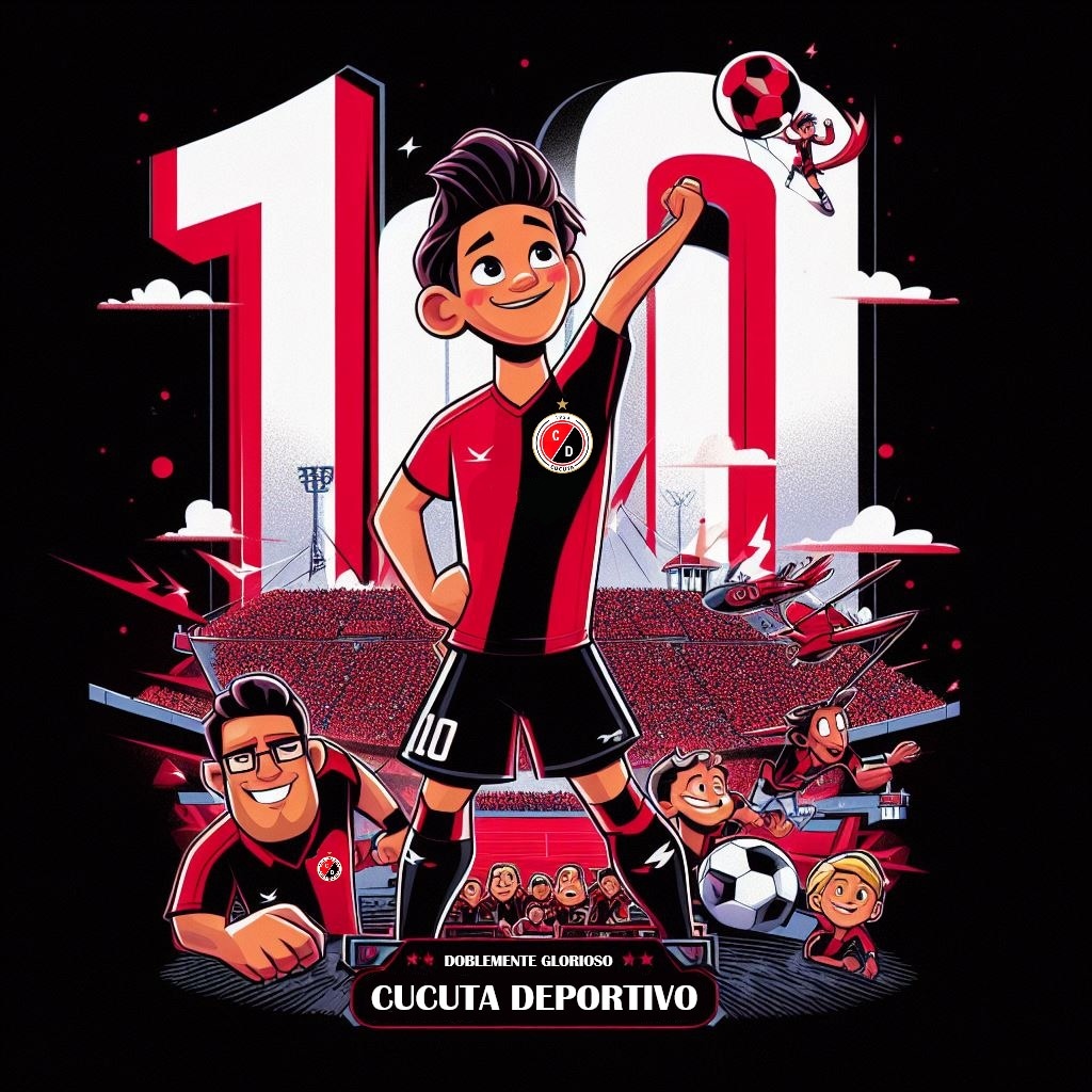 Vamos con toda mi doblemente glorioso... Vamos a volver, a celebrar los 100 años en la A. ❤🖤 #CucutaDeportivo #FuerzaMotilona