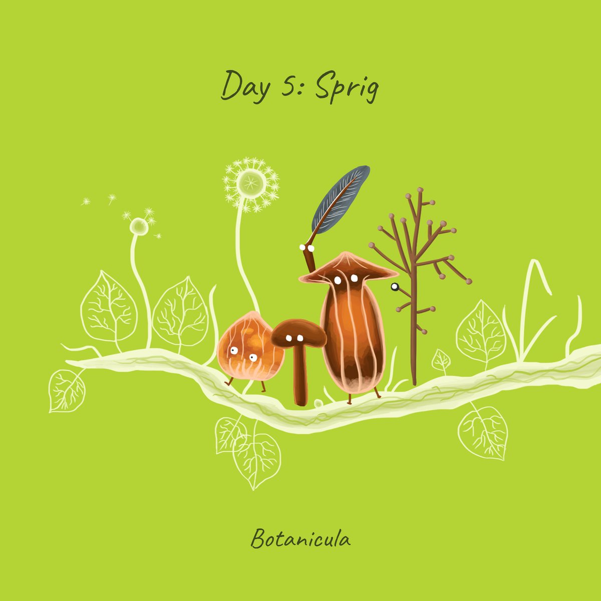 EXposse_games's tweet photo. Day 5: Sprig [Game: Botanicula]
This is a point and click game where you play as the four nature bugs running around in the ecosystem on branches and nature. 

#Peachtober23 #inktober2023 #inktobermalaysia #gameart #fanart #inktober #botanicula #indiegame #illustration #nature https://t.co/0XXuv2PpSy