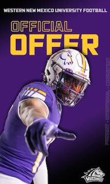 Itz_Malaki's tweet image. After a great conversation with @Tittle77, I am beyond blessed to say that I have received my first official offer from Western New Mexico University!!