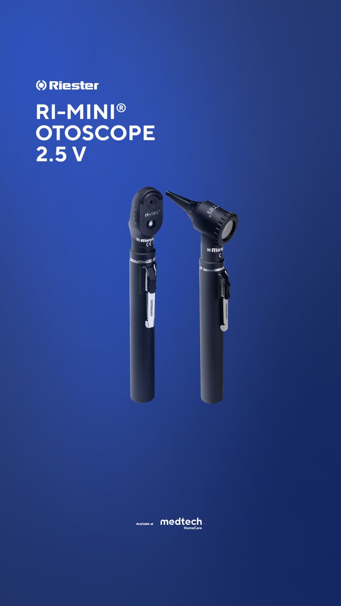 Experience enhanced visibility with Riester's latest Otoscope! Get superior light and detailed illumination of the ear for precise diagnosis and treatment.

Available from Medtech Homecare.

#MedtechMaldives #MedtechHomeCare