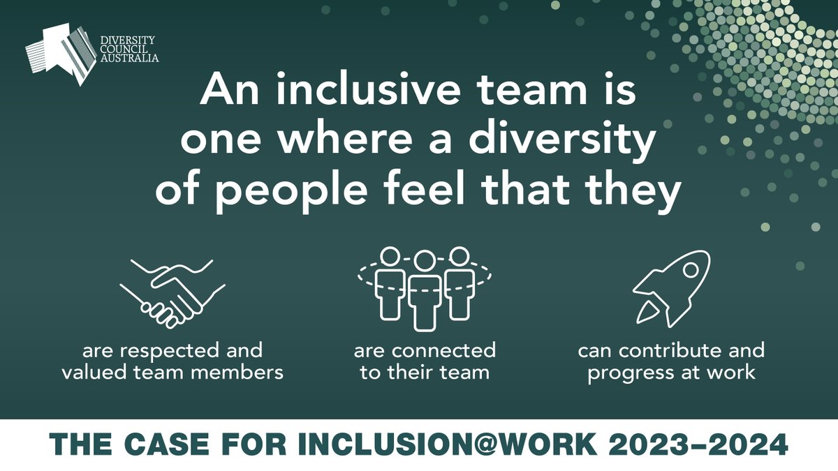 DivCouncilAus's tweet image. Did you catch our special edition release of early findings from our 2023-2024 Inclusion @ Work Index report last week? If you&apos;ve ever needed to make a case for #InclusionAtWork, this is your GO-TO guide.
👉 ow.ly/eG3G50Q7J6R #InclusionIndex
