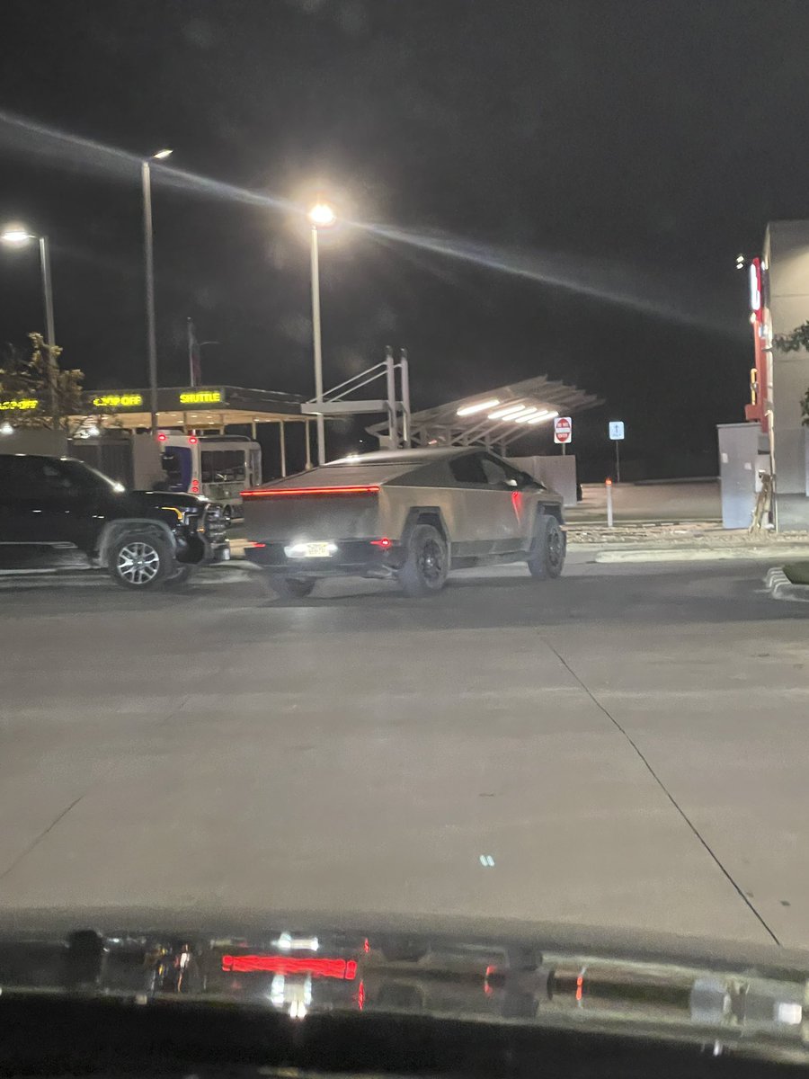 a friend just spotted the beast in Austin 🤩 #tesla #cybertruck