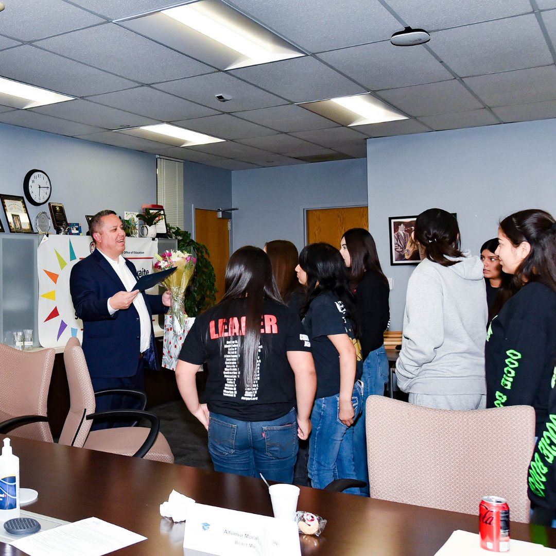 Lynwood Unified School District (@lynwoodschools) on Twitter photo 🌟 Empowering the future, one student leader at a time! Last week, Cesar Chavez Middle School ASB students honored Superintendent <a href="/gudiel/">Jeffry javier Gudiel Jimenez</a> Crosthwaite with their Bold and Brave Award for his recognition as the LA County Superintendent of the Year 🥳 @losangelescoe #wearelynwood 🌟 Empowering the future, one student leader at a time! Last week, Cesar Chavez Middle School ASB students honored Superintendent <a href="/gudiel/">Jeffry javier Gudiel Jimenez</a> Crosthwaite with their Bold and Brave Award for his recognition as the LA County Superintendent of the Year 🥳 @losangelescoe #wearelynwood