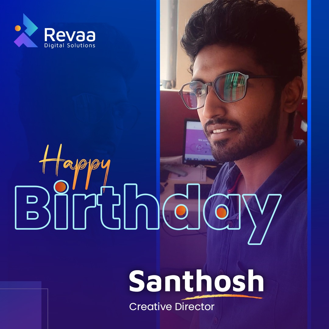 RevaaDigital's tweet photo. "Happy Birthday to the captain of creativity 😎! May your day be filled with innovative ideas and boundless imagination ." @dirsandoshraja
#happybirthday #birthdaywishes #wishes #birthdayboy #trending #officemate #creativehead #websitedeveloper #happyday #creativedirector https://t.co/7EPKepxRLj