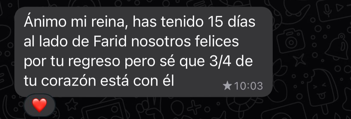 JuliaMaturrano's tweet photo. Cuando estaba regresando de Chile mi mamá me mandó este mensaje y solo 😮‍💨❤️‍🩹 https://t.co/6bag2ZDKYl