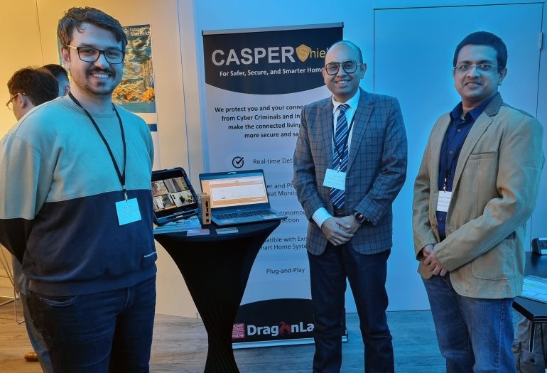 IOTGarageNews's tweet photo. [2023 Looking back...] In FEB, Charith Perera, Yasar Majib, and Hakan Kayan attended #CyberASAP demo day and presented #CASPER Shield. https://t.co/wnLhlSMR9T https://t.co/qaP4AiaNQH