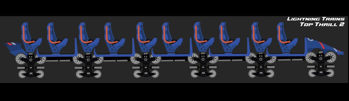 TLAG321's tweet photo. TT2 trains🔥🔥 #TT2 #TopThrill2 #fanart #art #Rollercoaster https://t.co/Sn4TBkLYSh