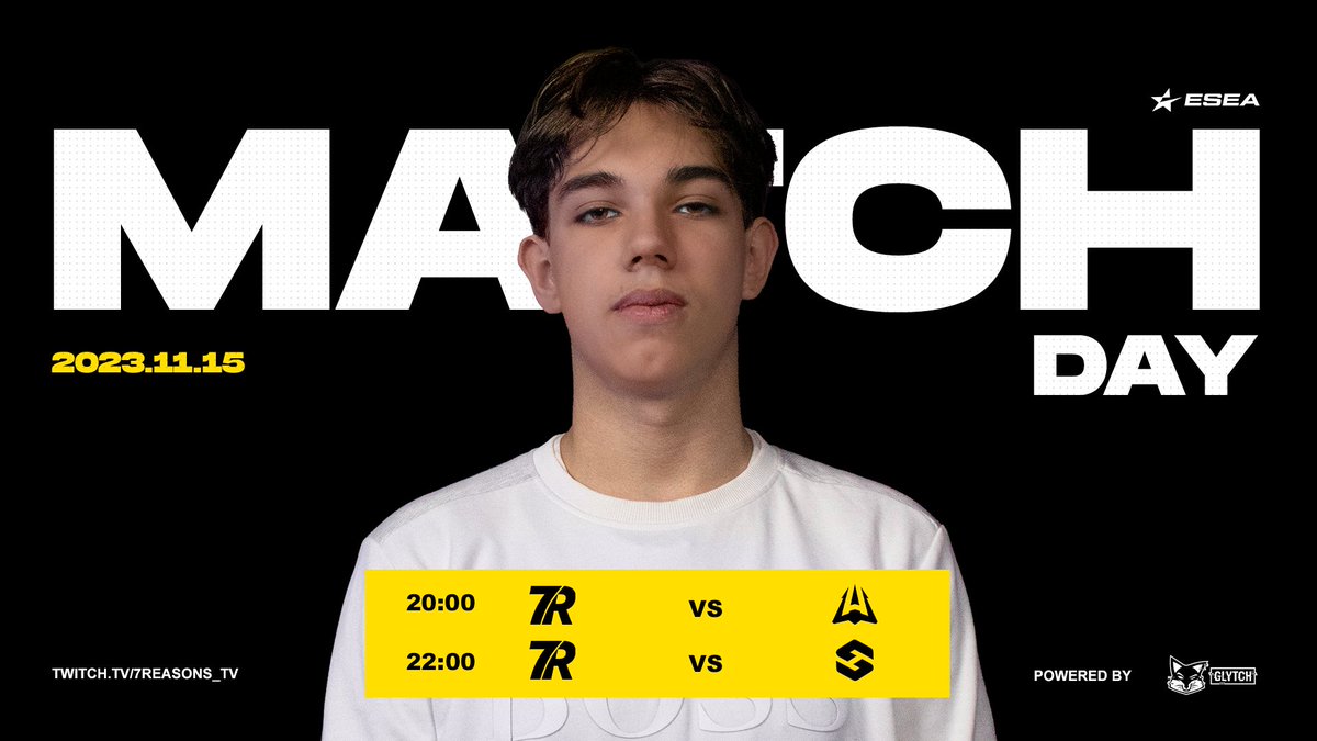 It's a double match day for us!

Opponents: 
20:00 EET <a href="/avangarkz/">AVANGAR</a>  
22:00 EET <a href="/teamsampi/">Sampi</a> 

Time to put that extra energy by <a href="/GLYTCHEnergy/">GLYTCH Energy</a> up to work 🤙

#GLYTCHFam #7ReasonsToWin