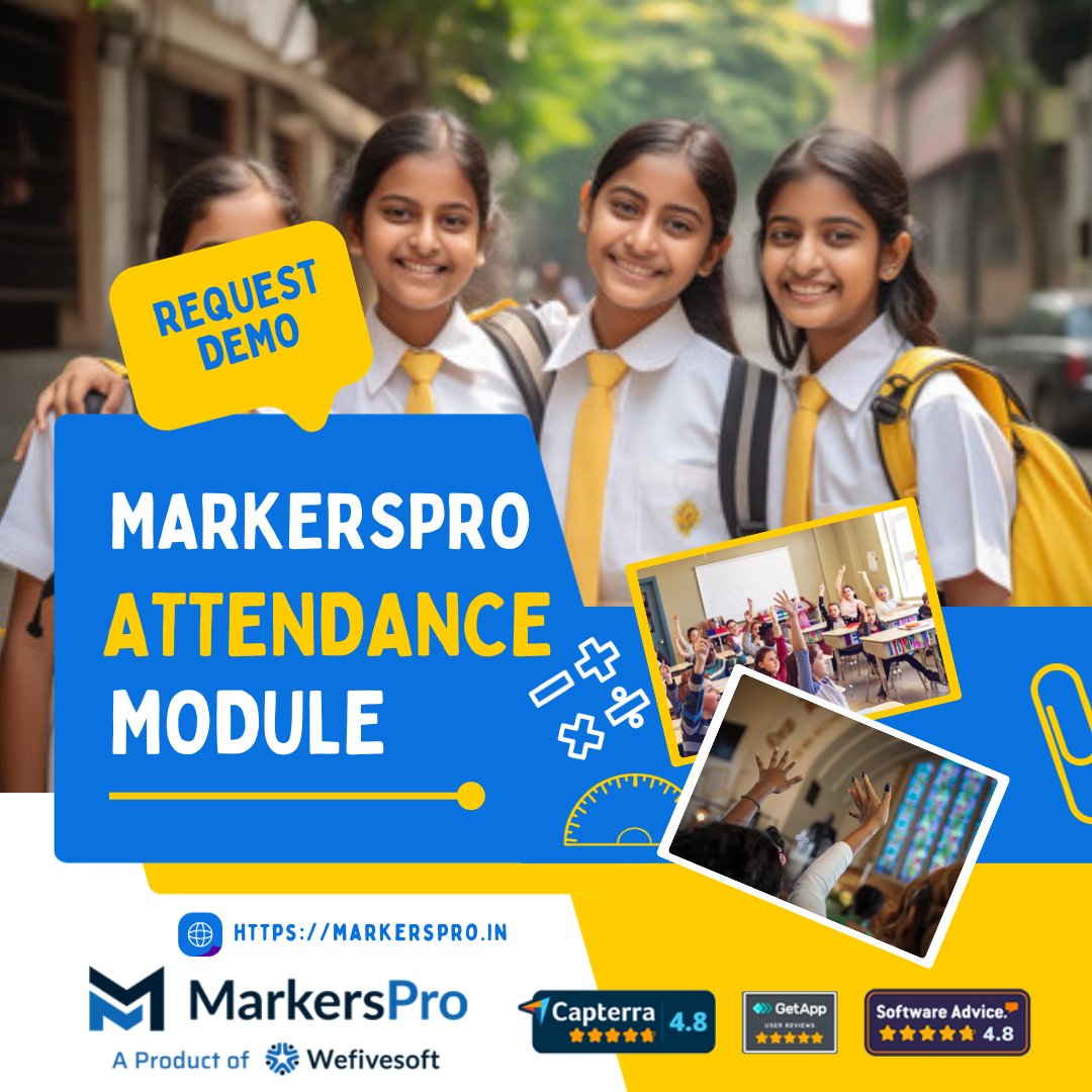 🎉📚 With the #MakersPro attendance module, keeping track of attendance for students, teachers, and events is a breeze! 📋✅ Stay organized and never miss a beat. #AttendanceMadeEasy #EfficiencyAtItsBest Learn more markerspro.in/ModuleMenu/Att…