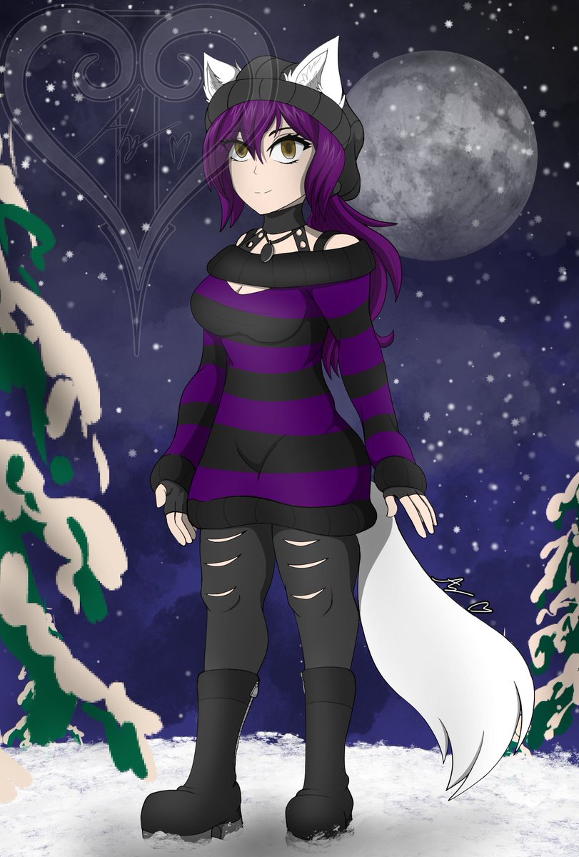 Free Cozy Winter Girl Image - Anime, Girl, Portrait | Download at StockCake, image size:811x1200