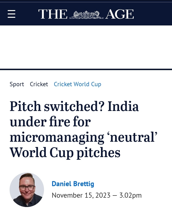 salaar_gul's tweet photo. 🇮🇳 are called cheaters for a reason
#PitchFixing
#PitchTempering
#INDvsNZ
#CWC23 https://t.co/CfMdMz10mX