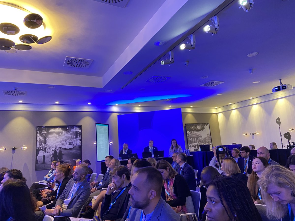 Mihaela Geoana from Renasterea Foundation presents the various work packages of the #EU funded project Rethink #HPV vaccination in Romania - ambitious programme that has already achieved results to reduce inequalities through communication&amp;training #europeancancersummit