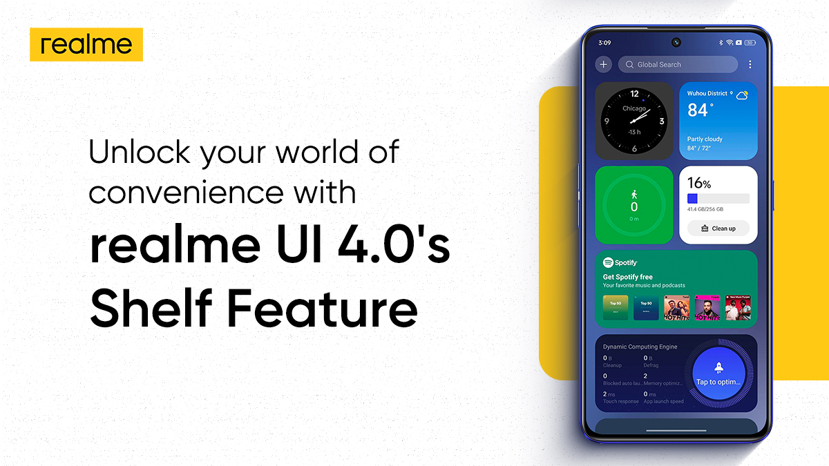 Ready to elevate your phone experience? Dive into the power of Shelf in realme UI 4.0 – your personal assistant at your fingertips 📱 Learn more: tinyurl.com/2v6yb6rn