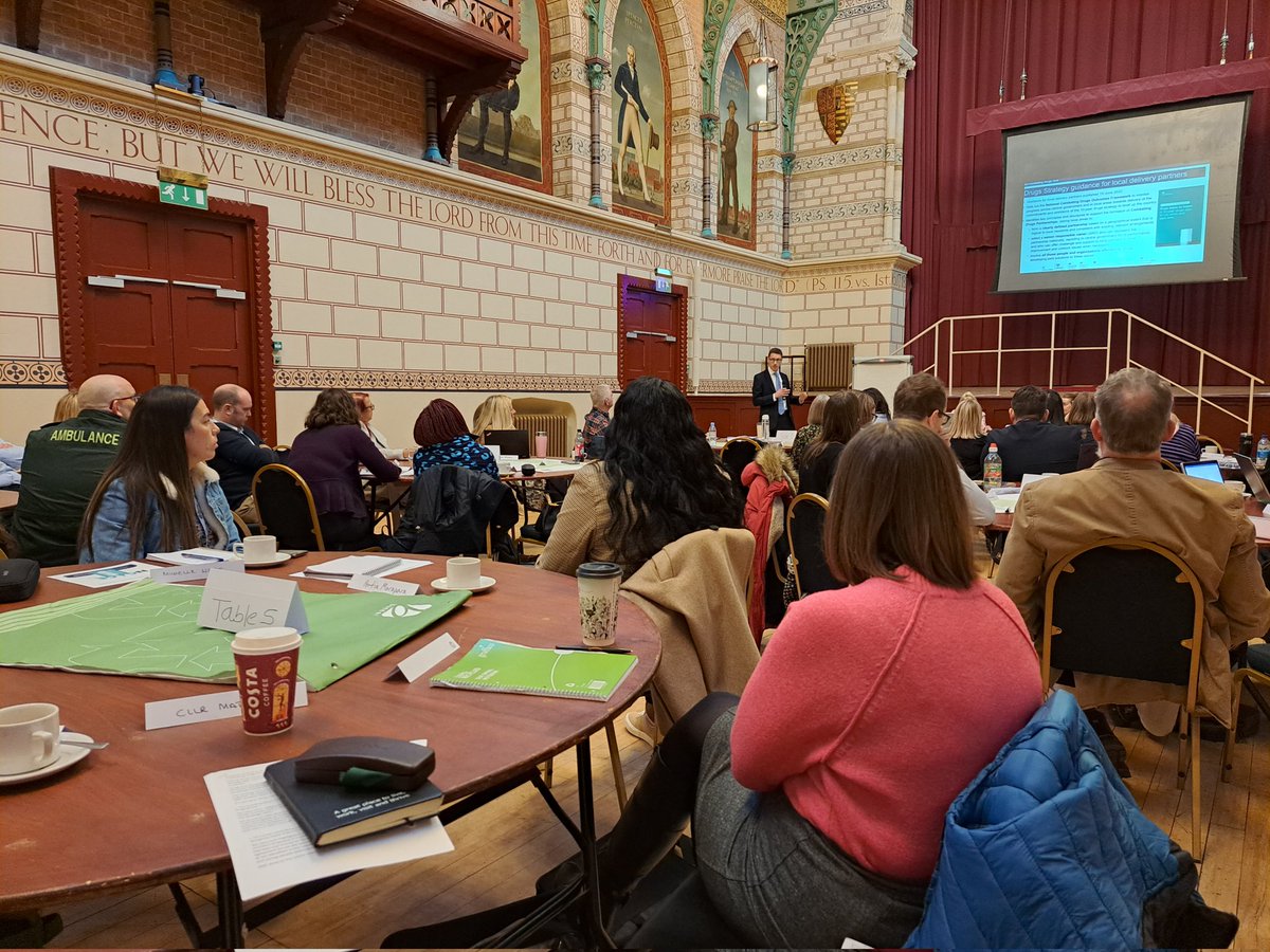 A room full of totally committed people and organisations together for the Northamptonshire Combating Drugs Partnership workshop today in Northampton with the ultimate ambition of improving peoples lives. <a href="/WellbeingWN/">Wellbeing West Northants</a> <a href="/WestNorthants/">West Northamptonshire Council</a>