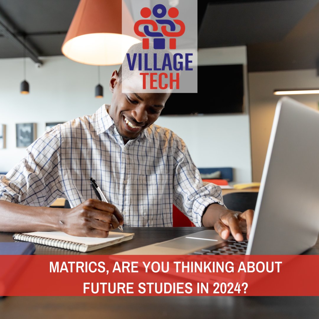 VillageTechZA's tweet image. Matrics, as you move closer to the end of your school life, you may have one eye on your future prospects for 2024!
Consider the Information and Technology industry!

#VillageTech offers a range of courses and learnerships to kickstart your future. &amp;gt; villagetech.co.za/it-courses