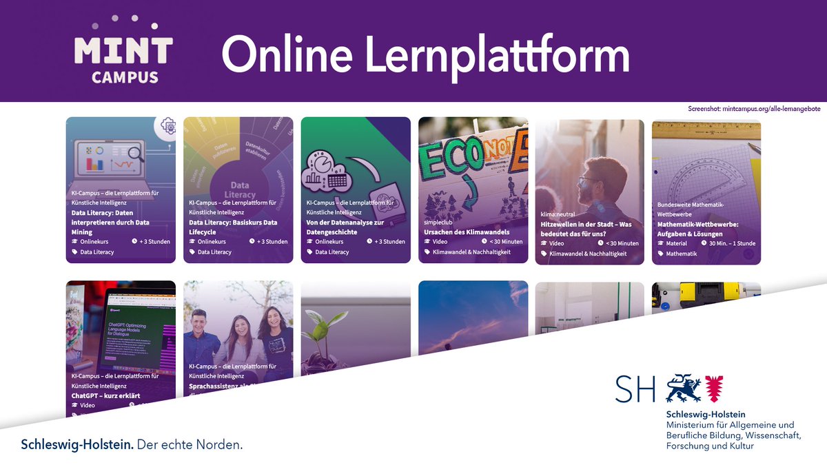 Kostenlose Online-Plattform mit Lernangeboten im #MINT Bereich gestartet. Onlinekurse, Videos, Podcasts, Aufgaben + Lösungen. Jetzt anmelden und Lernfortschritt online speichern. Der <a href="/mintcampusde/">MINT-Campus</a> ist Teil des MINT-Aktionsplans 2.0 des <a href="/BMBF_Bund/">By Ethical Hacker</a>. 

➡️ mintcampus.org