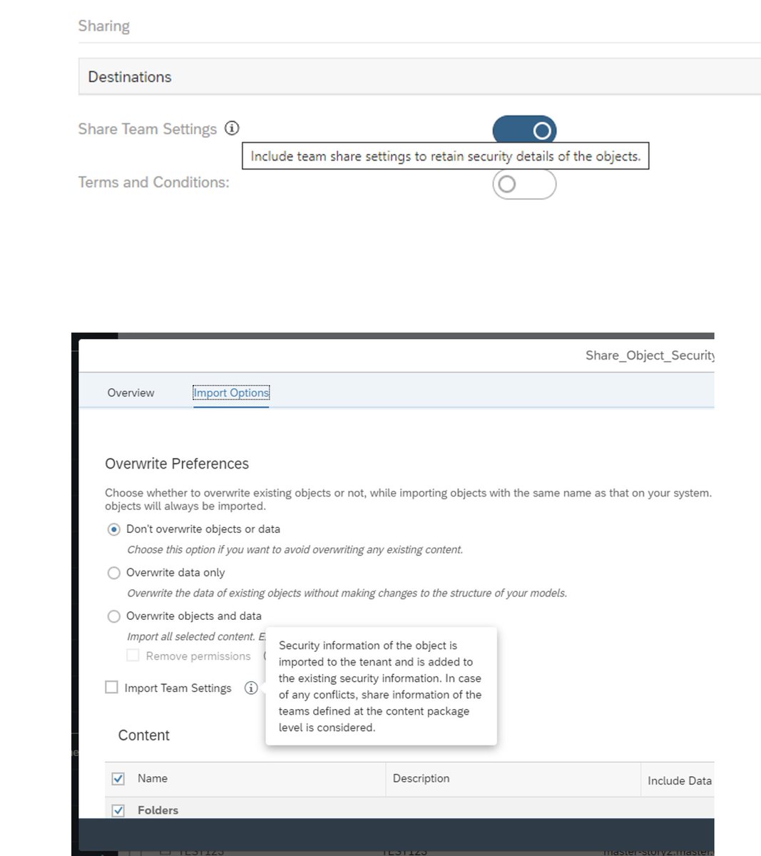 Interesting update announced in wave 2023.22 (included in QRC 2024.01): Transport Object Level Security for Teams blogs.sap.com/2023/10/27/wha… #SAPAnalyticsCloud #SAP