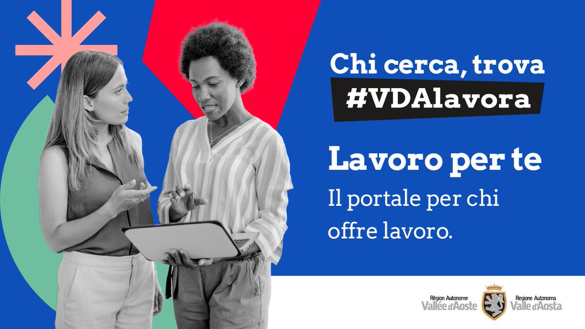 Con il Portale Lavoro per Te è più facile per le imprese.

Pubblicazione annunci di lavoro, consultazione dei curricula, attivazione dei tirocini: tutto a portata di click

👉 Scopri come è semplice su imprese.regione.vda.it
#VDAlavora
