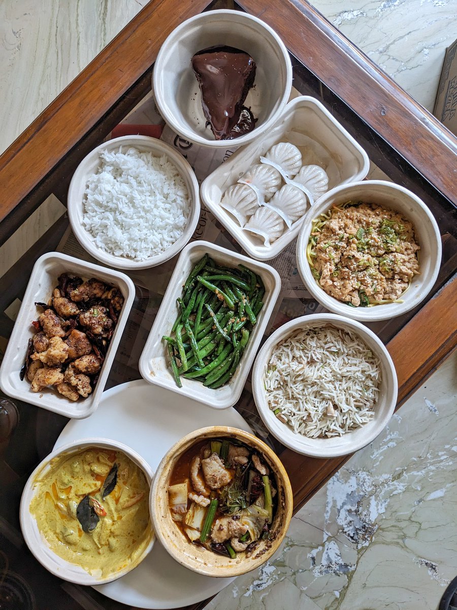 citizenkamath's tweet photo. Delicious Asian spread for lunch today from Kaleido Asian Kitchen!!😍😍
Comfort food at its best 😋😋

Thanks @BourbonGirl76 for making this happen 😊😊

#CitizenKamath #SaltPepperFoodGuide https://t.co/QfEZ5PdFR3