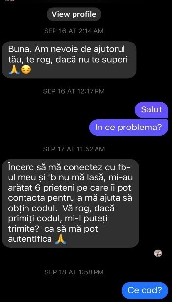 ⚠️ Ai primit un mesaj în care cineva, poate chiar un prieten sau cunoscut, care coduri ori date de autentificare, sub diferite pretexte?

📱Cel mai probabil este vorba despre o tentativă de tip #phishing care îți vizează contul /1

dnsc.ro/citeste/alerta…

#DNSC #alerta #2FA