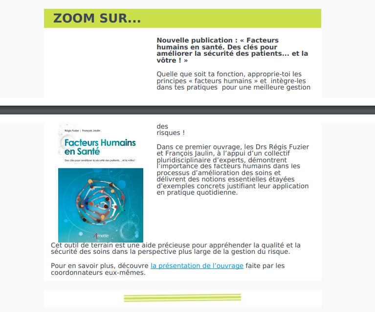 John_Libbey's tweet photo. 📍 Nous remercions l'organisation @JeunesmedecinsF pour leur intérêt porté à notre ouvrage "Facteurs Humains en Santé" coordonné par @Francois_JAULIN et @RFuz31 .

#FacteursHumains #Sante https://t.co/eO00tT4Eoa