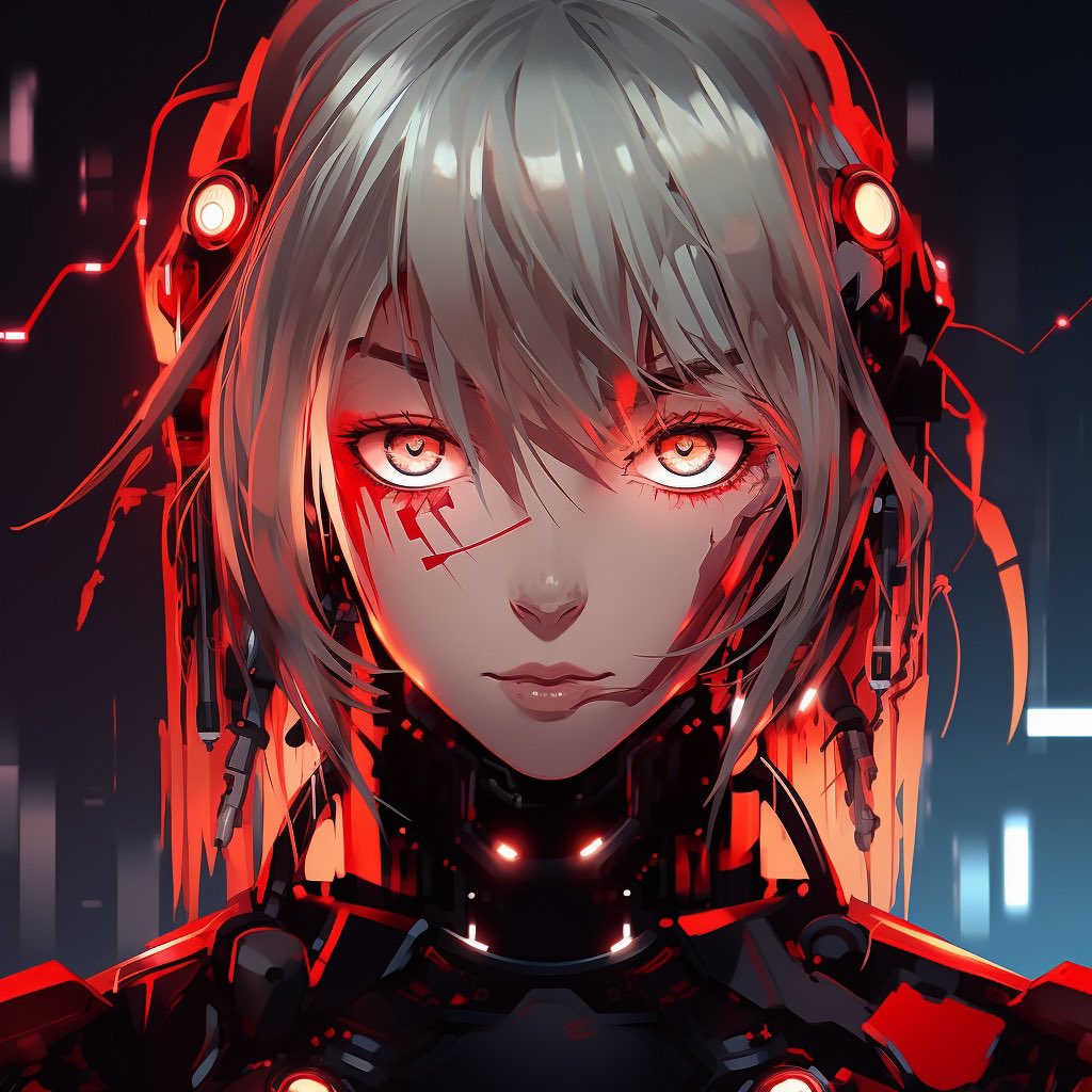 adublezz's tweet photo. Project red 

•
•
•
#ai #aiart #aiartwork #midjourney #midjourneyart #midjourneyartwork #robotics #robots #cybernetics #girl #beauty #aigirl #explorepage #explorer https://t.co/EiFOOyWsBS