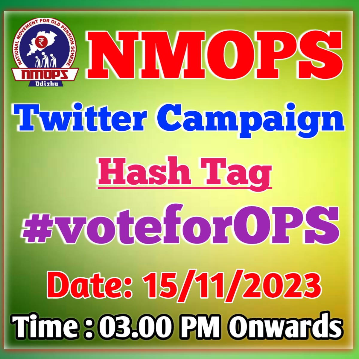 #voteforOPS
#OPS 
#odishawantops
#wewantops 
@CMO_Odisha
@Naveen_Odisha
@MoSarkar5T
@SecyChief
@PradeepJenaIAS
@DC_Odisha
@_anugarg
@kanak_news 
@NandighoshaTV 
@otvnews 
@badakhabarnews 
@ArgusNews_in 
@DDNewsOdia 
@Kalingatv 
@MBCTVODISHA
@ArgusNews_in 
@NaxatraNewsOdia
