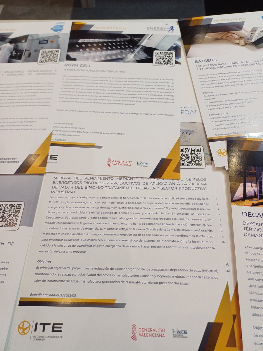 itenergia's tweet photo. Los asistentes a #EGEC23 empiezan a interesarse por pytos. en los que trabaja @itenergia: #BATSENS, #EON, #REBALIRE, #DECARTHERM, #GEDAI, #ENERGYMCELL, #EMUFLEX, #RESAIN, #ELECOUCH, etc. @GVAivace @GVAinnovacion 
👉https://t.co/jr0VqsDmnt
@Feria_Valencia @EnergyGlobalVLC https://t.co/ilI7zU17bX