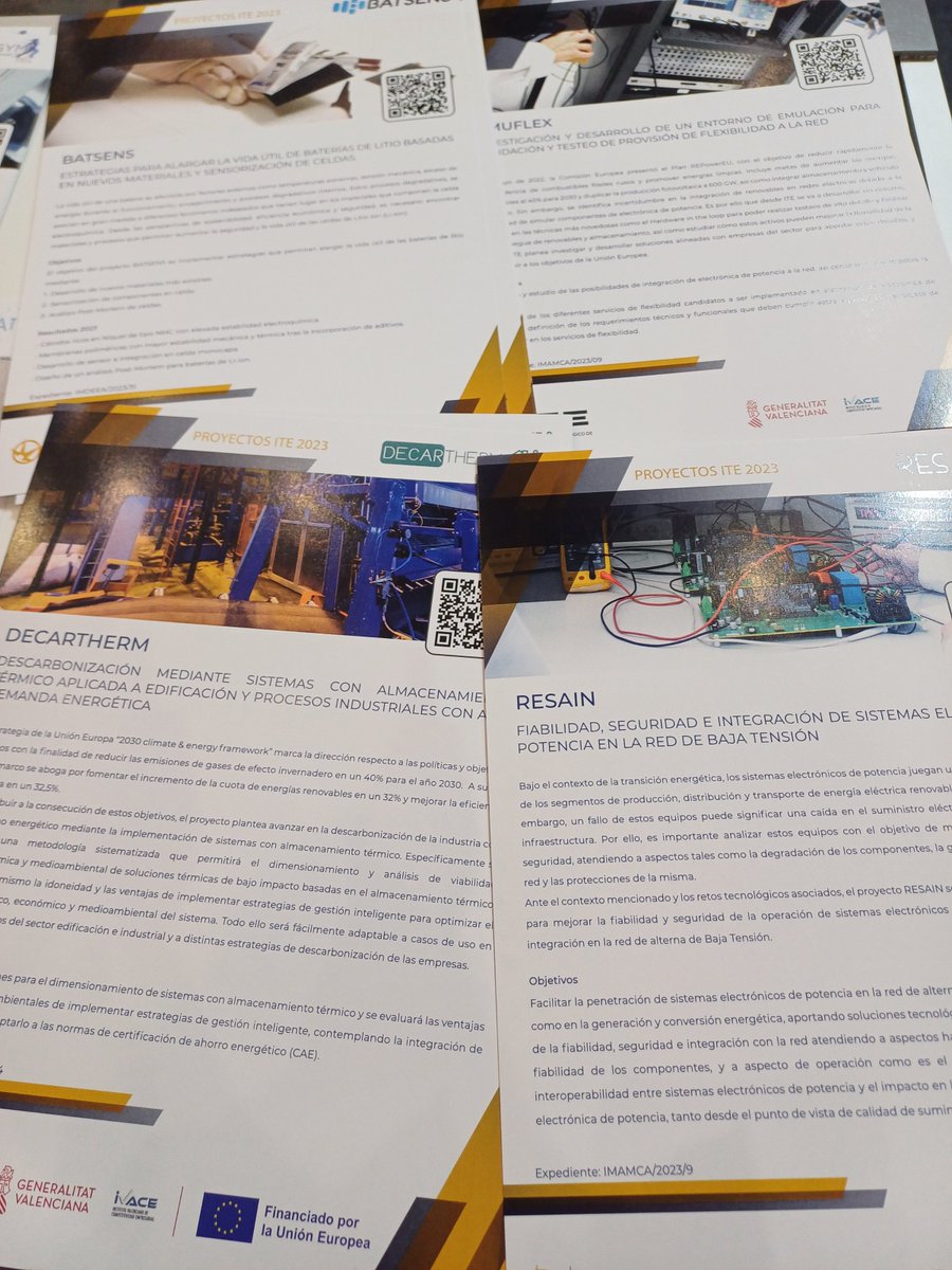 itenergia's tweet photo. Los asistentes a #EGEC23 empiezan a interesarse por pytos. en los que trabaja @itenergia: #BATSENS, #EON, #REBALIRE, #DECARTHERM, #GEDAI, #ENERGYMCELL, #EMUFLEX, #RESAIN, #ELECOUCH, etc. @GVAivace @GVAinnovacion 
👉https://t.co/jr0VqsDmnt
@Feria_Valencia @EnergyGlobalVLC https://t.co/ilI7zU17bX