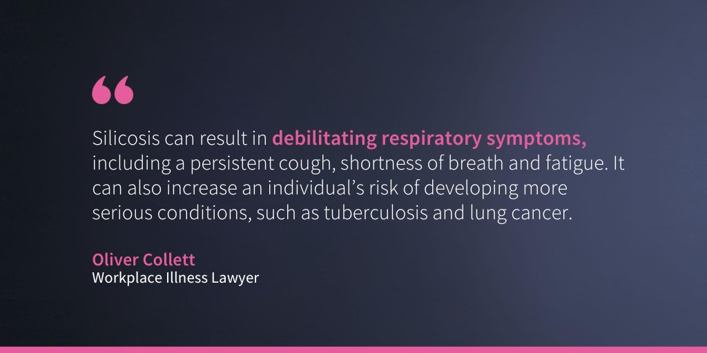 Silica dust is seen as second only to asbestos as the biggest risk to construction workers. Find out more from our lawyer @IMOliverCollet on the importance of the <a href="/H_S_E/">Health and Safety Executive</a> #DustKills campaign and his latest successful #Silicosis claims for three stonemasons: bit.ly/3QBZqrE