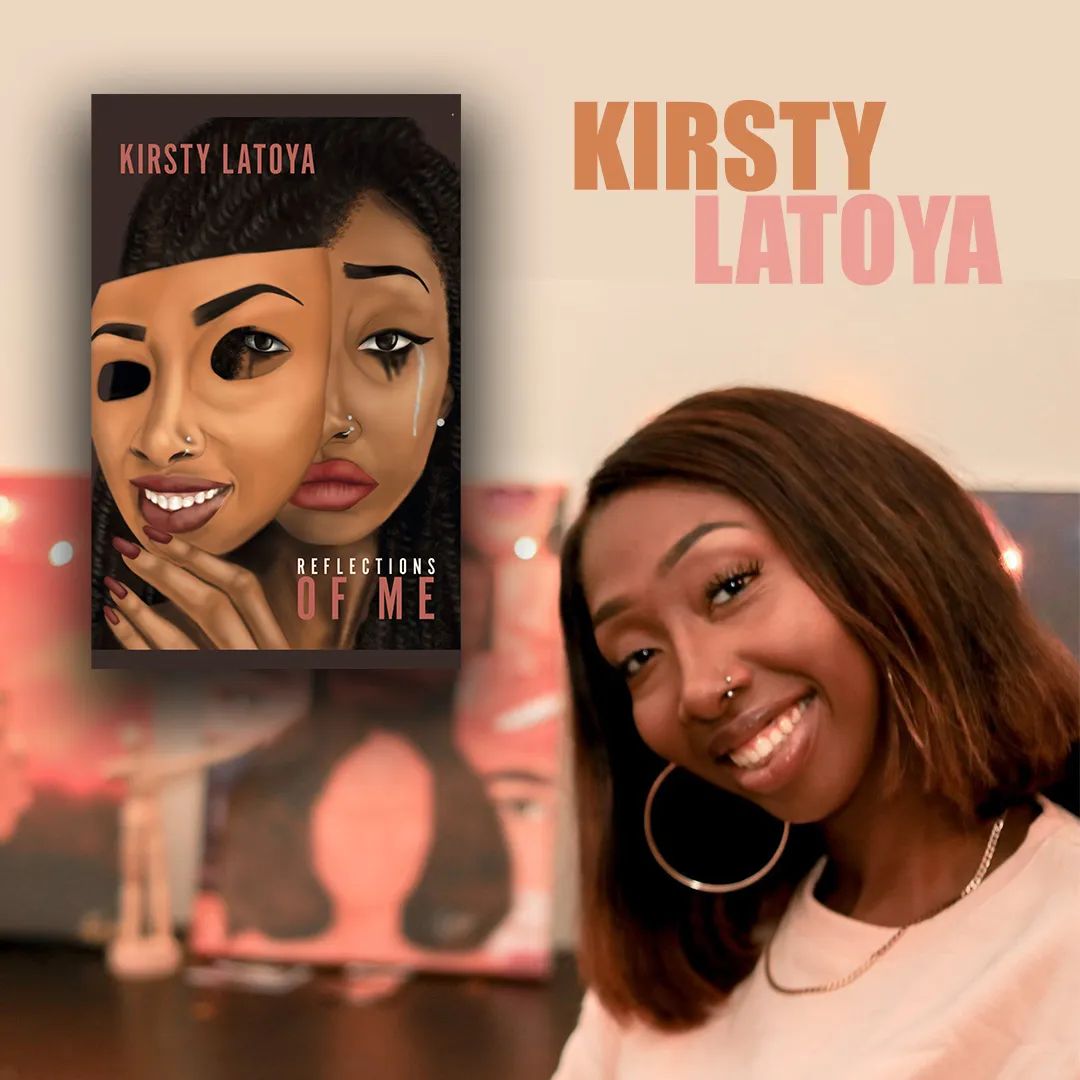 #OWNITPublishing - Happy #Bookiversary to @kirzart and her art and poetry book #ReflectionsOfMe -  made up of sections on mental health, identity, masculinity, womanhood and love – with images accompanied by original poems from the artist.