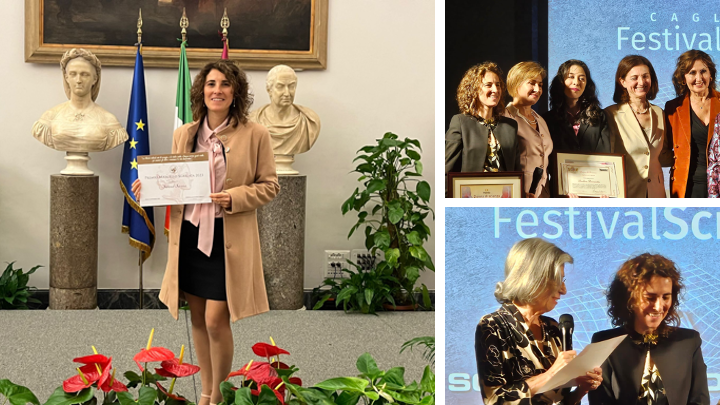 CNRsocial_'s tweet photo. Doppio riconoscimento per Serena Sanna, #Cnr_Irgb: 
Premio alla ricerca Marcello Sgarlata
Premio Donna di Scienza in Sardegna 
La ricercatrice vanta un'altissima produzione scientifica internazionale nel campo della genetica e del microbioma
👉https://t.co/NVwH6j0ATT

@MC_Carro https://t.co/BGP0Z9Hpmr