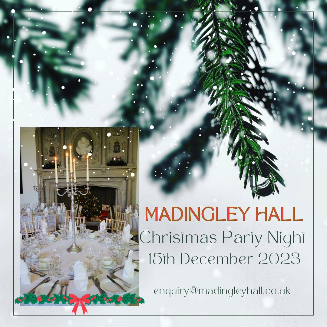 🎄✨ Dive into the festive spirit at Madingley Hall on Dec 15th! Join us for a Christmas Dining Party with a delectable menu, seasonal sips, and a joyous ambience. 🍽️🎁 Limited seats – book now for a night of merriment! 🎅🏰 #MadingleyHallChristmas #FestiveDining #Celebrate
