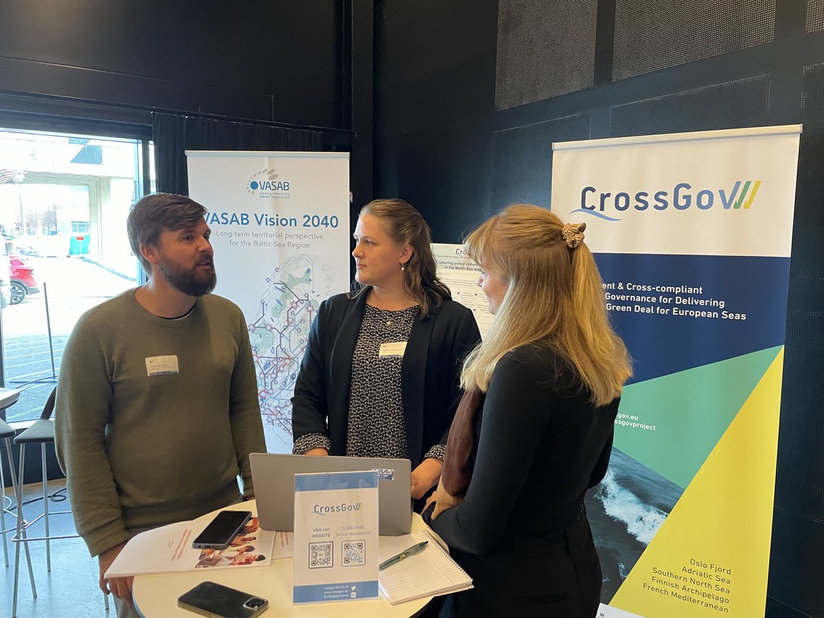 We dive into the 2nd day of the  #MissionArenaBANOS1
✅<a href="/CrossGov/">Crossgov</a> partners are warming up for the session Safeguarding Biodiversity: Strengthening MPAs, policy coherence and community involvement🌊
🗓️Step by at 15:45 - 17:45🤩
+ come &amp; visit us at the project stand
<a href="/MissionBANOS/">BlueMissionBANOS 🇪🇺</a>