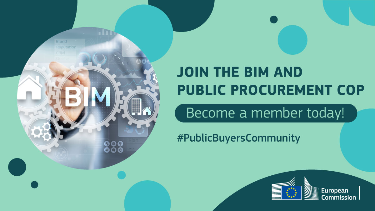 🏗️Aiming for a more efficient, transparent & sustainable building process?

Join the #BIM & Public Procurement Community of Practice to learn about & participate in important initiatives regarding this valuable tool.

📝More info 👉 europa.eu/!C6CQjN

#PublicBuyersCommunity