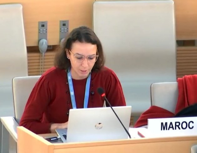 📸| Marruecos🇲🇦 resalta los logros de Cuba🇨🇺 en el cumplimiento de los compromisos contraídos con los mecanismos en materia de Derechos Humanos. 

En #UPR44 se reconocen los #DDHHCuba.