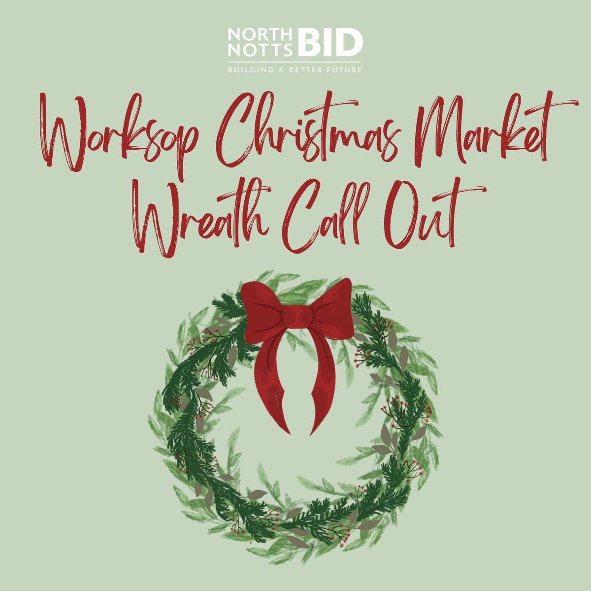 North Notts BID (@northnottsbid) on Twitter photo Do you sell or make Christmas wreaths? 🎄
Due to a last-minute cancellation, North Notts BID is looking for someone to sell Christmas wreaths at the Worksop Christmas Lights event on Saturday 25th November. If you are interested, email info@northnottsbid.co.uk/call 01777 712785. Do you sell or make Christmas wreaths? 🎄
Due to a last-minute cancellation, North Notts BID is looking for someone to sell Christmas wreaths at the Worksop Christmas Lights event on Saturday 25th November. If you are interested, email info@northnottsbid.co.uk/call 01777 712785.