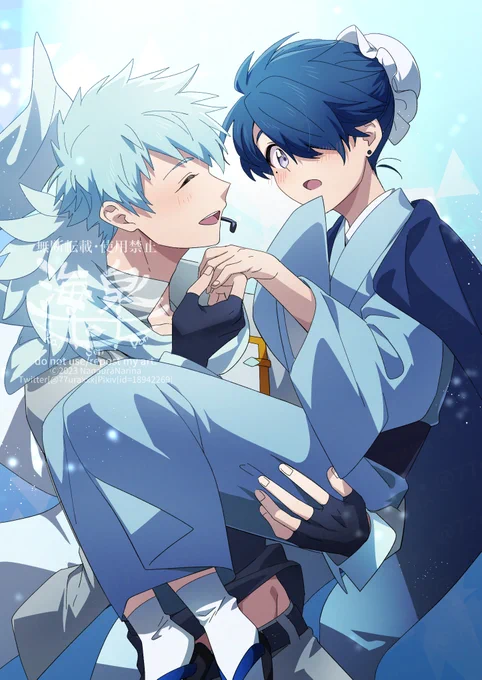 #私の作品もっと沢山の人に広がれ祭りアニメ塗りと男の子! 