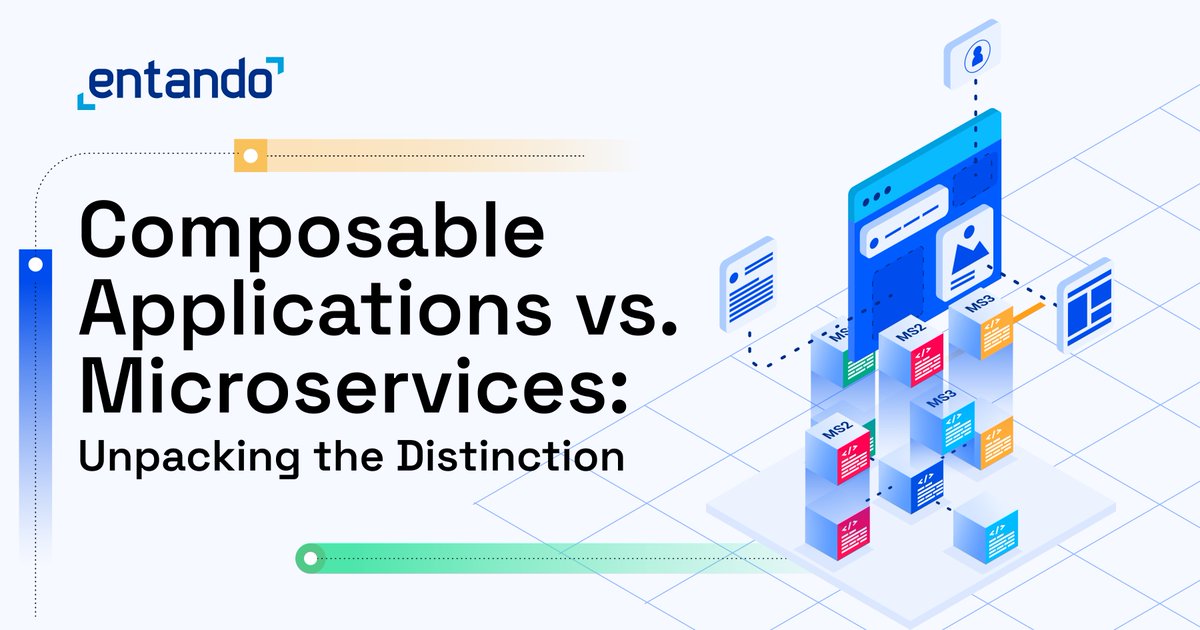 entando's tweet image. #ComposableApplications vs. #Microservices: Unpacking the Distinction 🧩

📚​Read the White Paper to stay agile and build with purpose!
bit.ly/49l6x0c

 🚀 #ComposableApps #Microservices #cloudnative