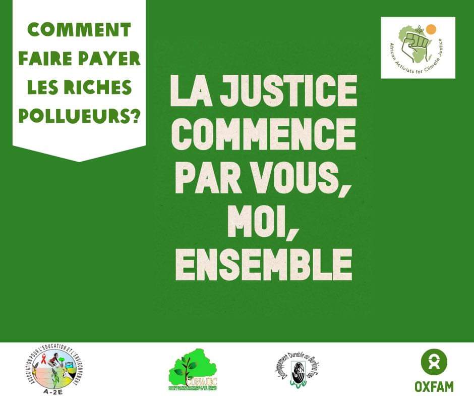 conajec's tweet photo. Il est temps de changer cela. Rejoignez notre combat pour un avenir durable ! 🌱💚
@followers @oxfamauburkina @aacjinaction @A2E_BurkinaFaso
#FairePayerLesPollueurs
#MakePolluterPay
#MakeRichPollutersPay
#AACJ
#Pacja
#WhatHasChanged?
#COP28 ! https://t.co/OAx8ywNVp6