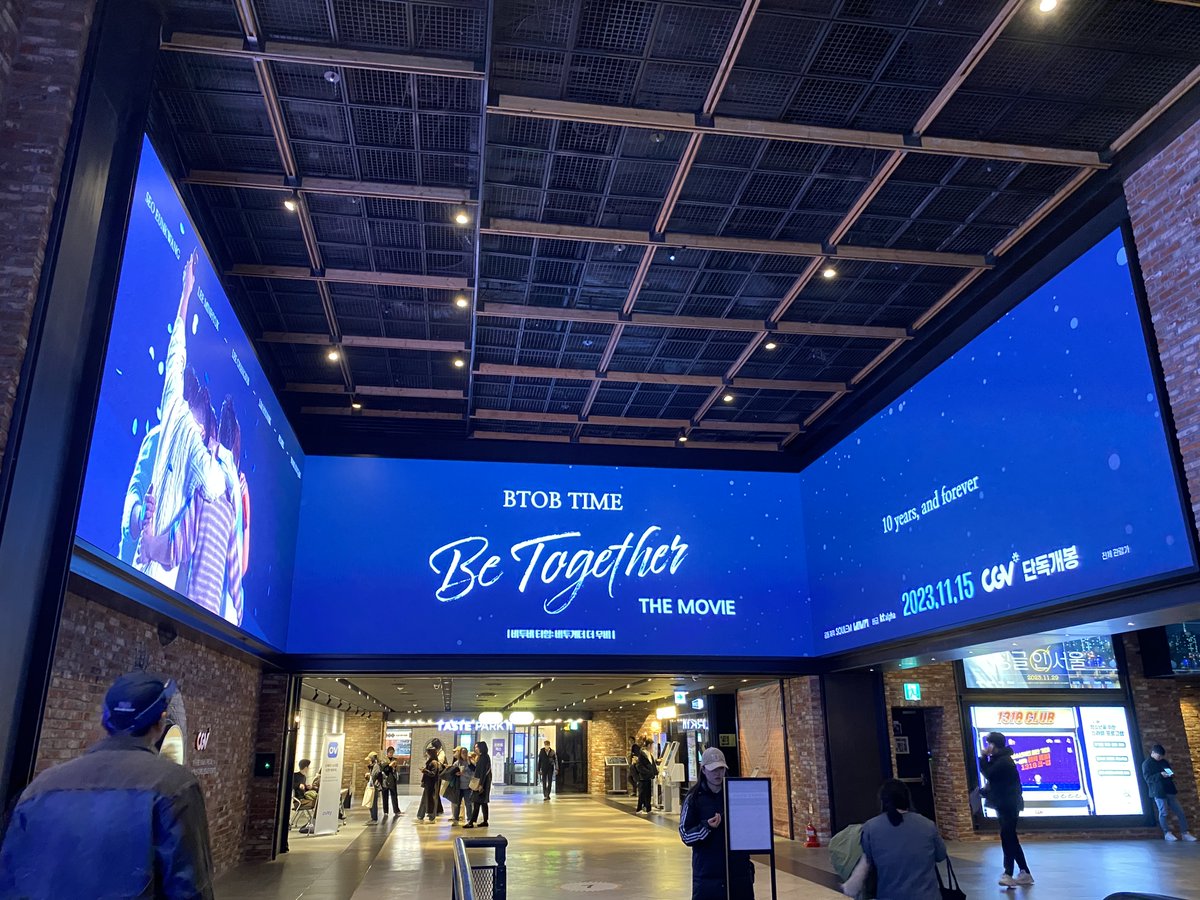 <비투비 타임: 비투게더 더 무비> 
11월 15일 (수) 오늘 드디어 개봉🥳
비투비와 멜로디의 'Be Together' CGV 가 응원합니다! 

#비투비 #BTOB #BTOB_TIME_Be_Together #BTOB_THE_MOVIE