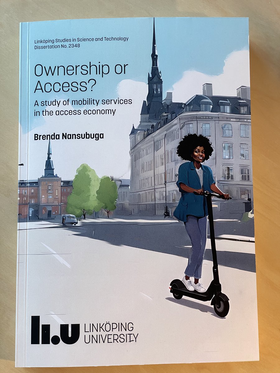 Fresh off the press: Seeing my PhD student Brenda's thesis in print is great. The public defence will take place on the 8th of December. liu.diva-portal.org/smash/record.j…