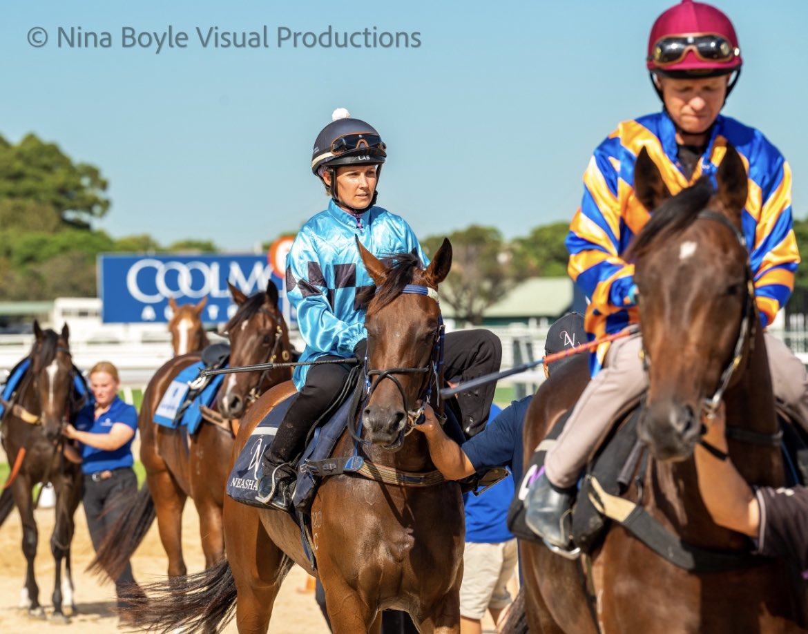 NinaBoyle_88's tweet image. Shades of blue in formation.
Jockey Rachel King riding Klum for trainer Annabel Neasham at the trials.

@ANeashamRacing 

#randwick #gallops #thoroughbred #jockeys